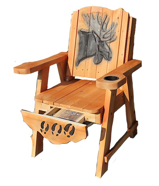 moose, deck chair, deck lounge chair